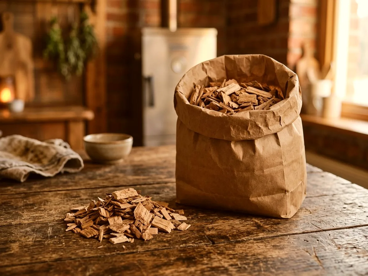 Опилки и щепа для копчения, мешок — фото 3